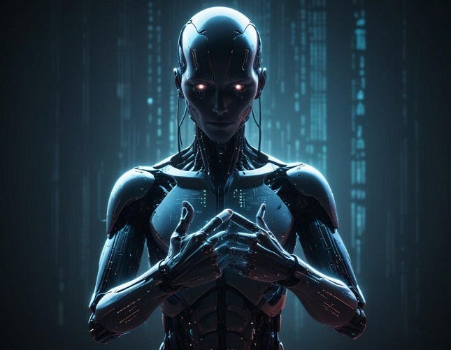 Futuristic robot concept for Future Robotics