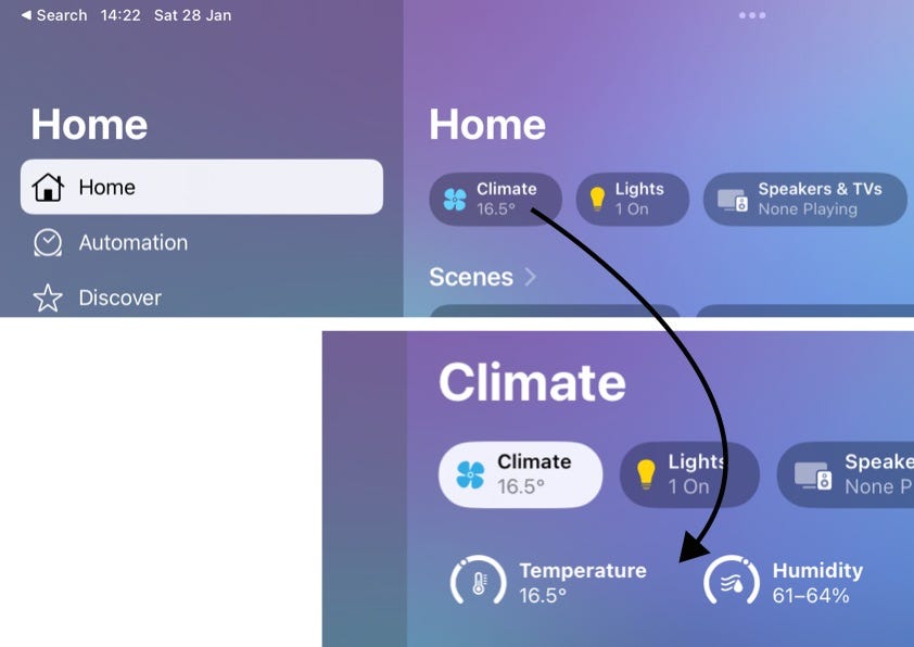 How to Monitor and React to Room Temperature and Humidity With a HomePod  Mini or HomePod v2, by Will J Murphy, Mac O'Clock
