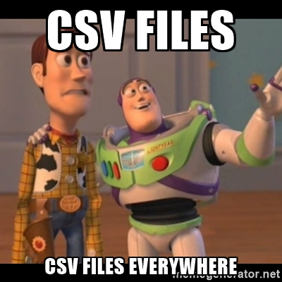 Image result for csv file meme