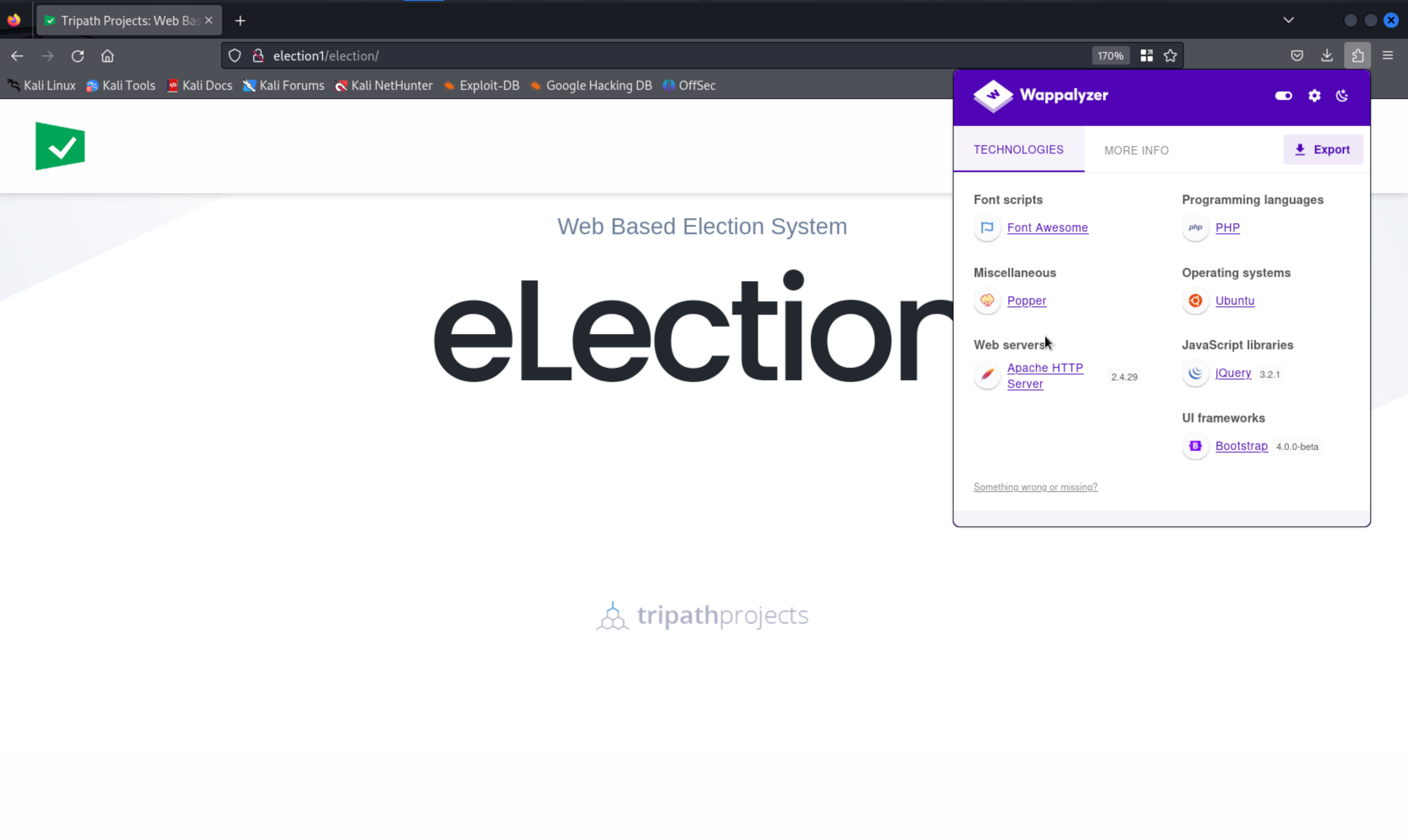 election dir