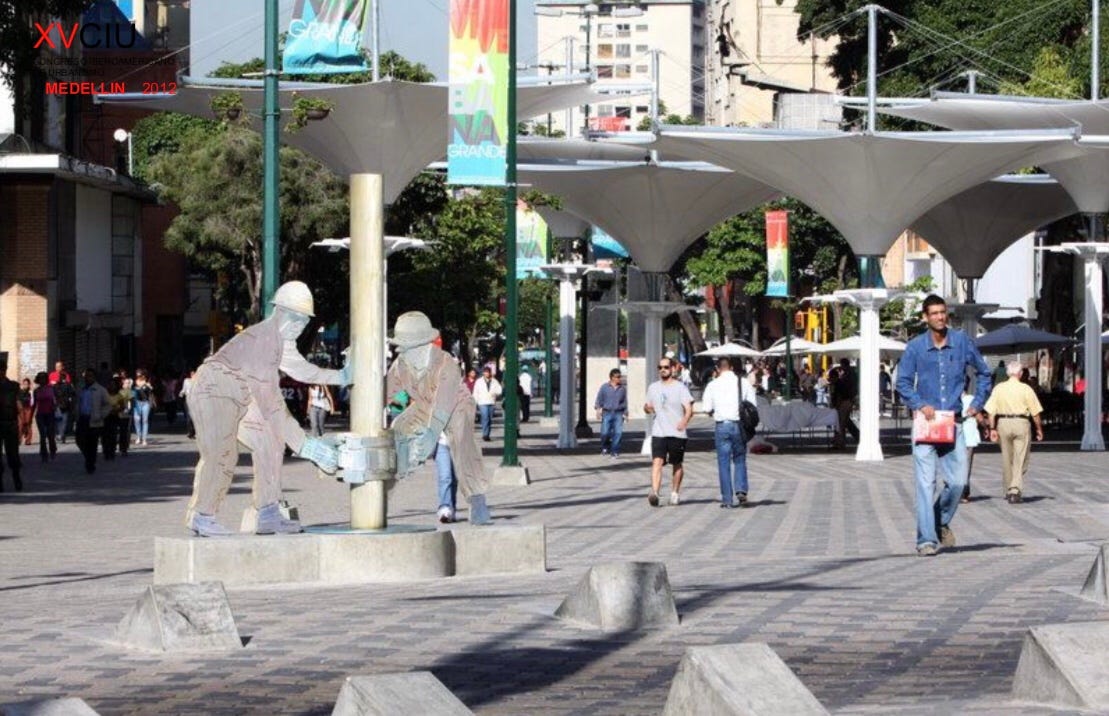 THE BOULEVARD OF SABANA GRANDE. A kilometre and a half, plus 23  intersecting streets with human heritage value, the rehabilitation project  of which managed to generate empowerment for everyone in the city