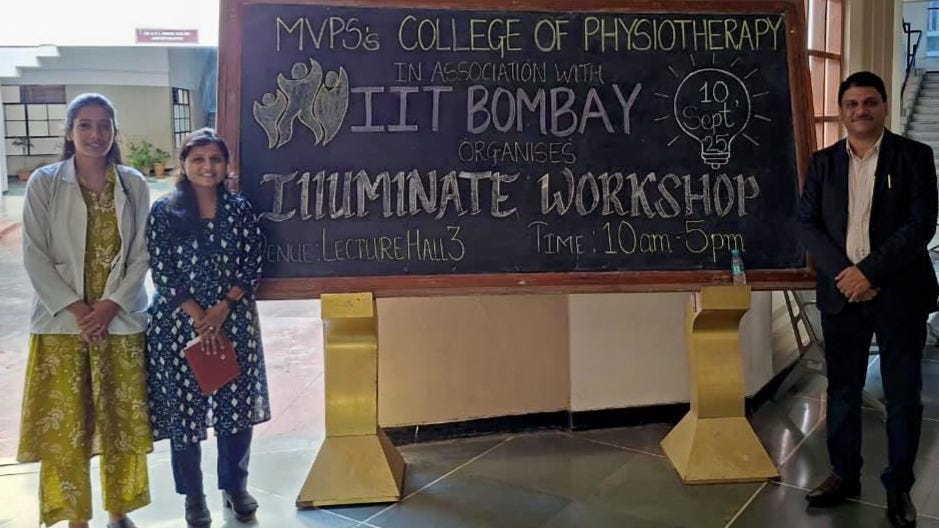 Shreekant Patil interacts at Startup & Entrepreneurship Workshop, Illuminate by IIT Bombay for Maratha Samaj College of Physiotherapy. Shreekant Patil is a seasoned entrepreneur, mentor, chartered engineer. veteran business leader, consultant with over three decades of entrepreneurial success. He is official Startup India Mentor, supports numerous startups nationwide through organizations & leading startup mentor at IIT Bombay NEC, Eureka & Illuminate initiatives to create startup ecosystem.