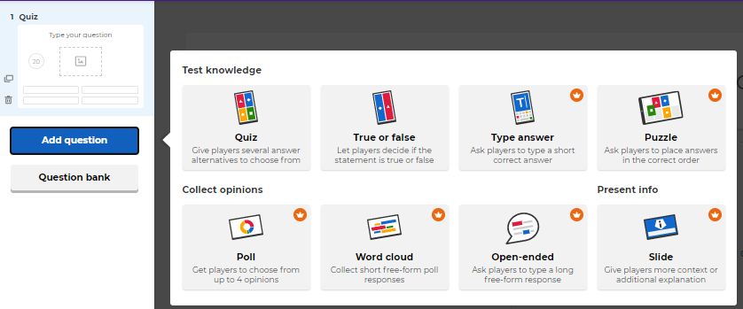 How to Create a Kahoot! Quiz – Instruction @ UH