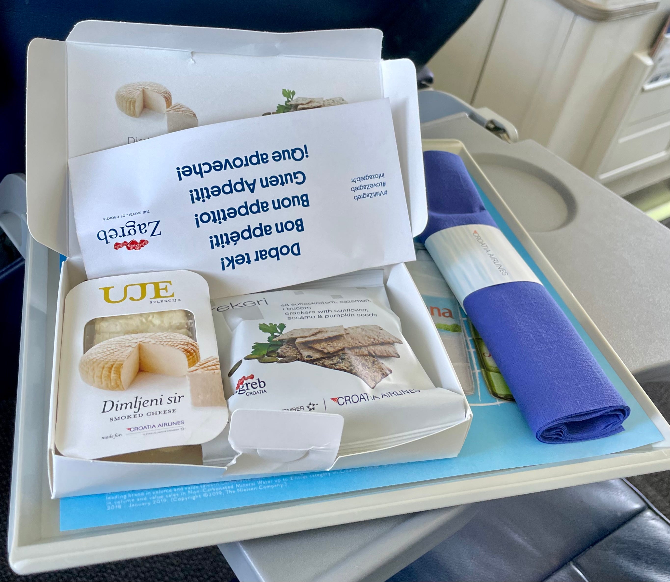 Croatia airlines OU Business Class catering - FlyerTalk Forums