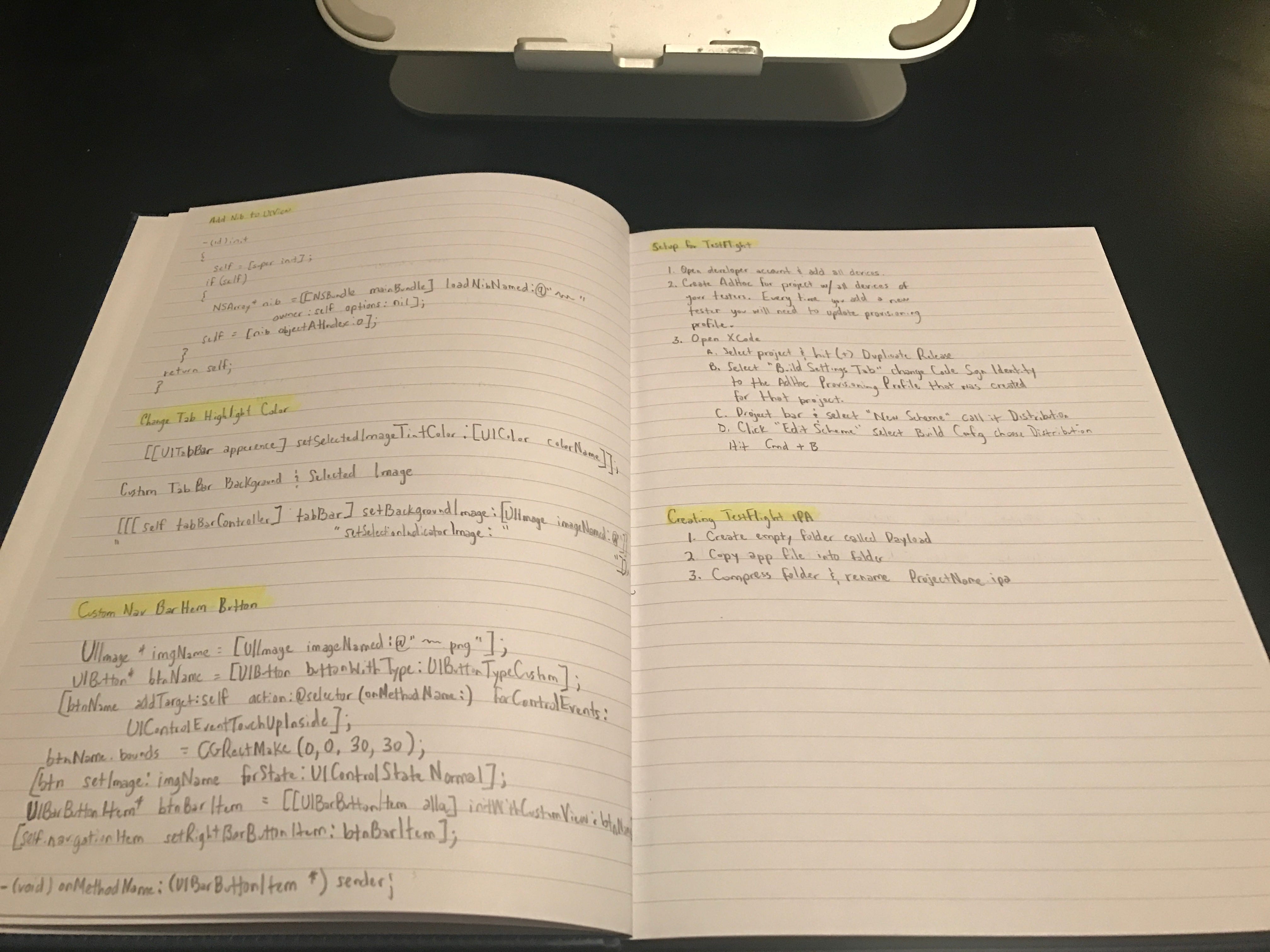 How I take programming notes with the Apple Pencil and the iPad Pro. | by  Cocoa Academy | Medium