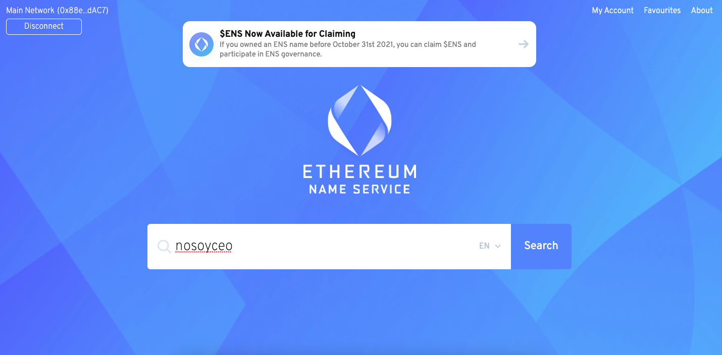 What is an ENS and why do you need to get one RIGHT NOW? | by Josecarlos  Escobar | Medium