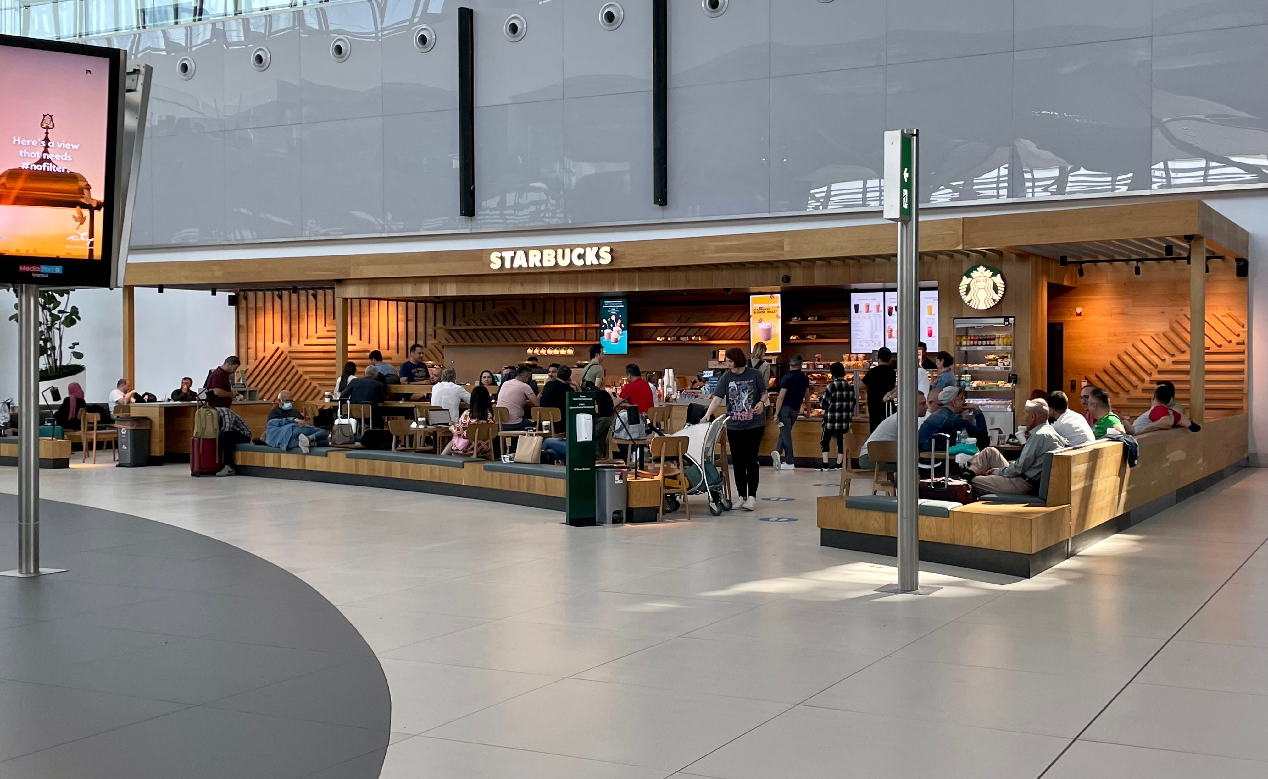 Starbucks at the Istanbul airport terminal