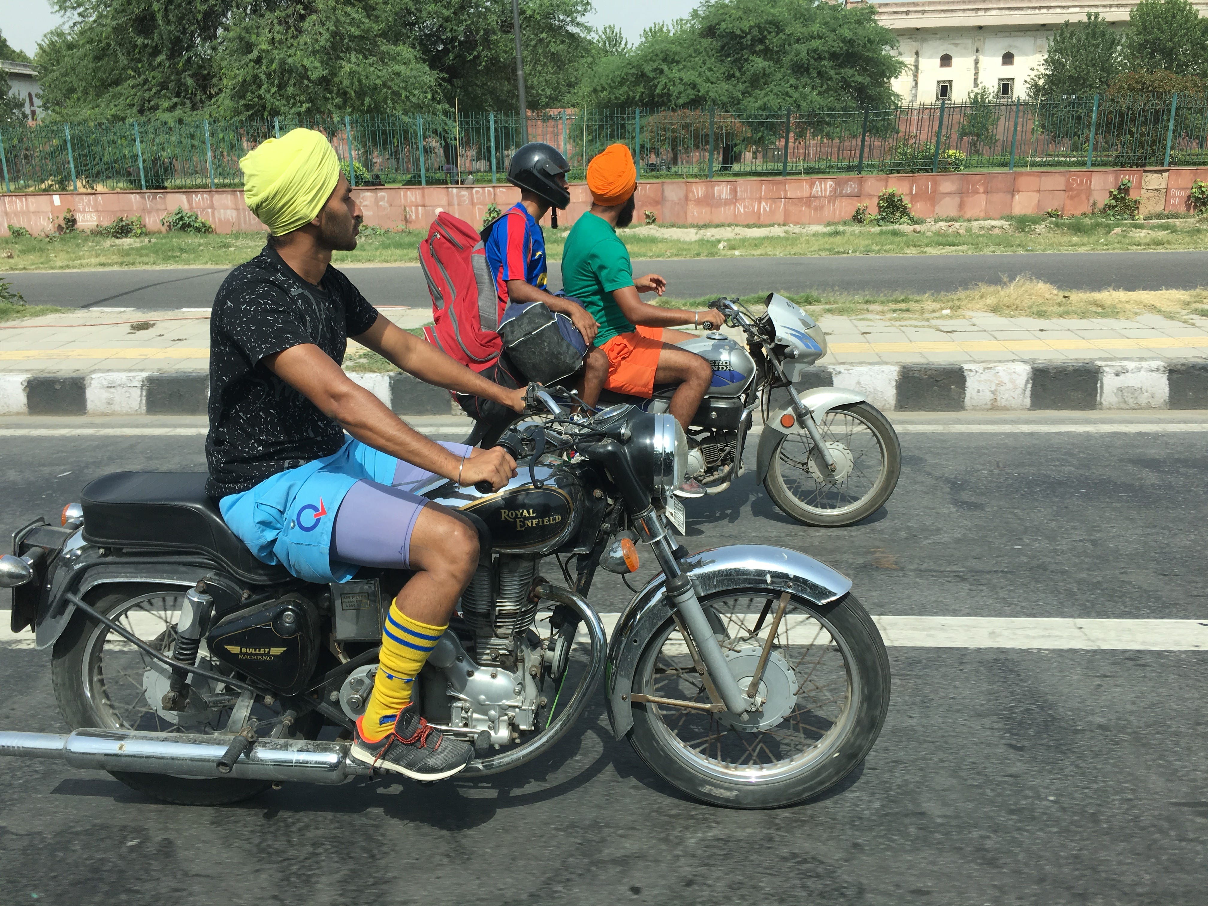 Photo by Author ??? motorbikes ??? Delhi, India