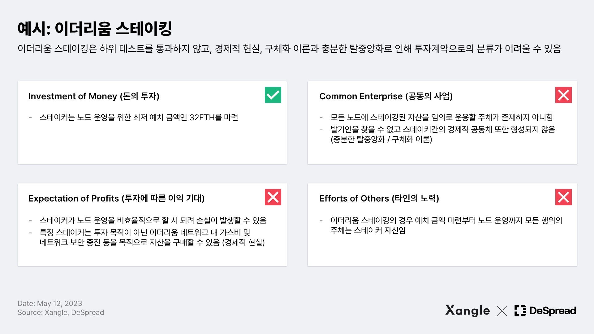 스테이킹의 증권성과 규제 리스크. — written by 이재욱, 박주혁 | by GOPAX | GOPAX | Medium