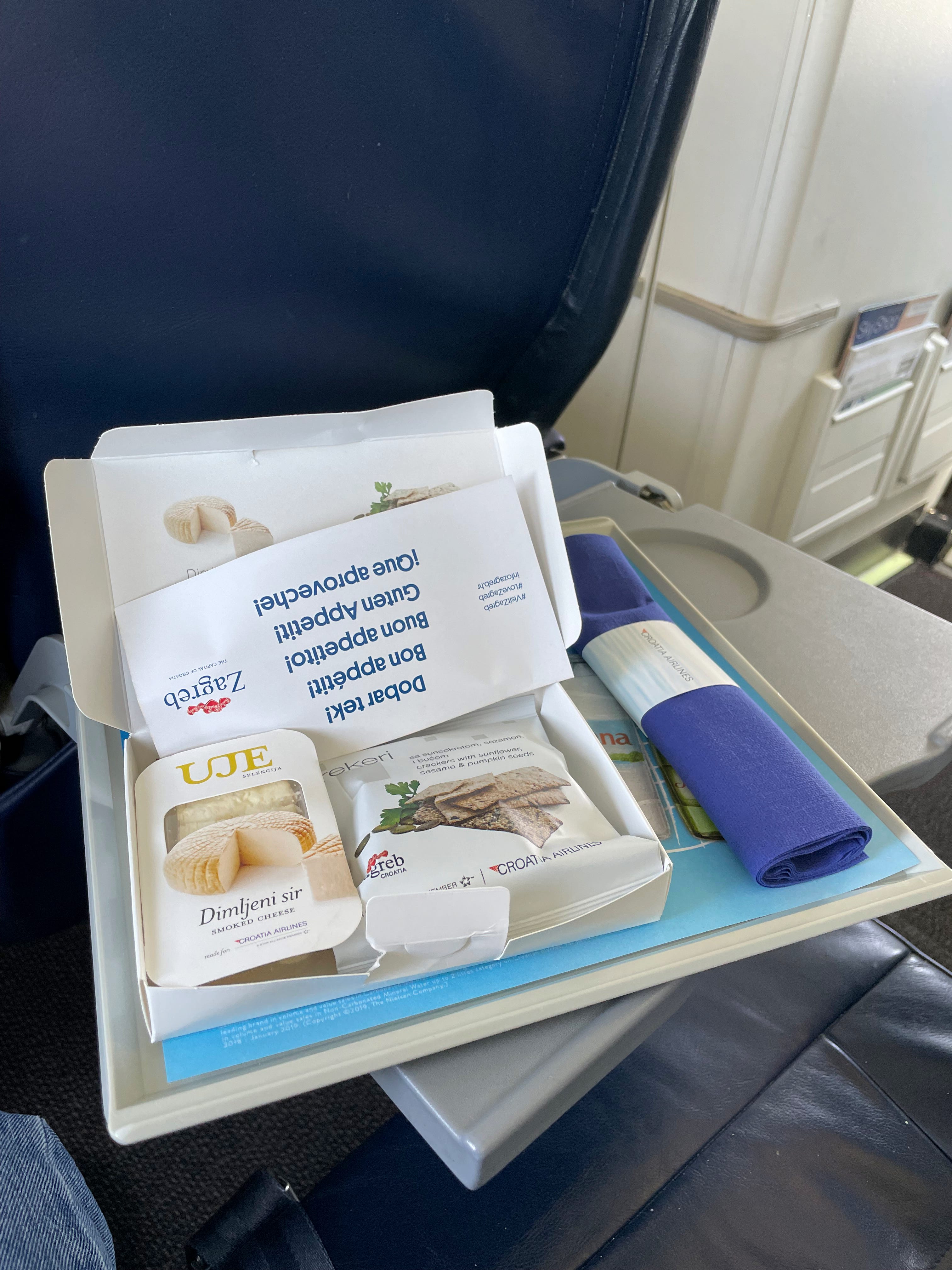 Croatia airlines OU Business Class catering - FlyerTalk Forums