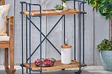 Antique Outdoor Bar Cart: A Premium Drinks Serving Station | Image