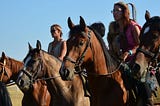 Hungarians on horseback