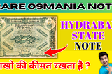 Exploring The Five Rupee Osmania Note From Hyderabad State