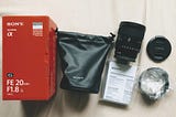 Sony FE 20mm F1.8G