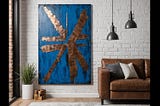 Blue-Metal-Wall-Art-1