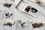 Square Magazine Mockup