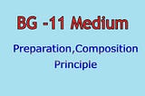 BG -11 Medium Preparation, Composition, Principle