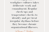 A Company Culture Health Check