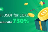 83 Million USDT Committed to COKE in Public IEO