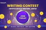 The RoboFi ($VICS)Writing Competition Has Begun!