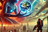 The Battle for Earth: Humans vs Aliens(AD 2100)