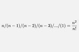 Factorial Type of Mathematical Equation