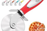 Ergonomic Stainless Steel Pizza Cutter Wheel for Easy Slice | Image