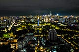 monas in the night mode