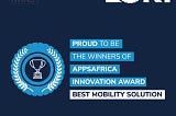 Lori Wins AppsAfrica Innovation Award 2019