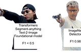 How we approached a foundational model and ended up with a detector — a real use case
