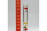 bel-art-62000-0800-h-b-durac-galileo-thermometer-18-to-26c-64-to-80f-5-spheres-11-in-1