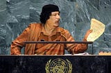 As Profecias de Gaddafi se cumprem