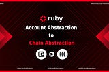 Ruby Protocol Leveling Up — From Account Abstraction to Chain Abstraction