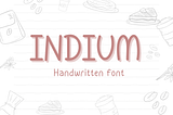 Indium Font