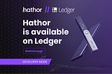 Hathor is available on Ledger Wallet