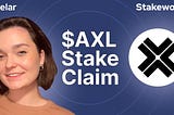 How to stake $AXL?