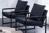 set-of-2-modern-pu-leather-accent-arm-chair-mid-century-upholstered-armchair-set-with-metal-frame-ex-1