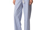 Stylish Pinstripe Pants with Nautical Appeal | Image