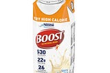 Boost High Calorie Strawberry Protein Drink, 8 oz. Carton - Case/24 | Image