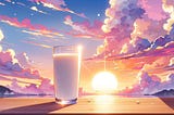 Milky Way — Having A Glass Of milkTIA At Sunrise