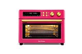 val-cucina-limited-edition-happy-pink-infrared-heating-air-fryer-toaster-oven-extra-large-countertop-1