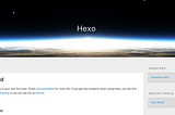 Build your own blog with Hexo