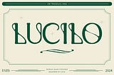 Lucilo Blur Font