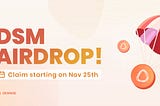 Announcing DSM Airdrop to the interchain community