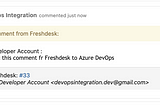 Syncing of Comments and Attachments from Freshdesk to Azure DevOps