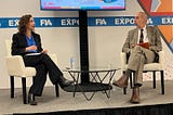 Jackie Mesa and John Davidson at FIA Expo 2022