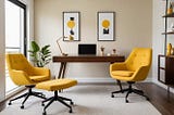 Mid-Century-Modern-Yellow-Accent-Chairs-1