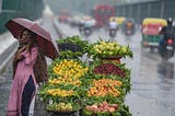 Delhi received record rainfall on Wednesday due to the impact of Cyclone Tauktae. (PTI)