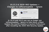 Latest macbook software update