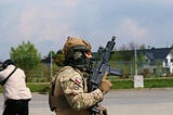 Polish SOP Soldier in Kielce, Poland